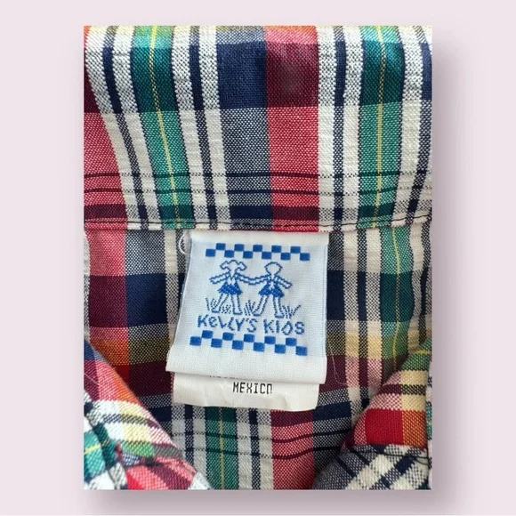 Vintage Kelly’s Kids Plaid Dress - Picture 2 of 4